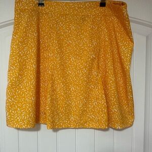 Ripskirt Length 2 Yellow Floral Women's Skirt